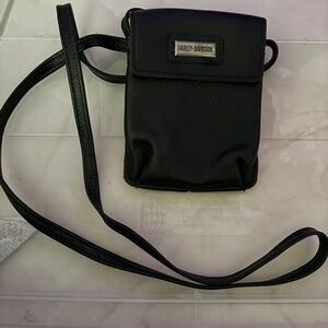 Leather Harley Davidson mini crossbody bag